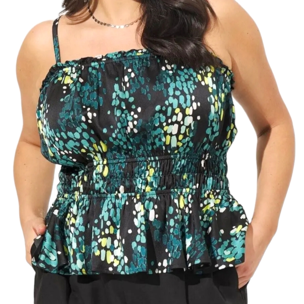 Torrid Peplum Square Neck Cami